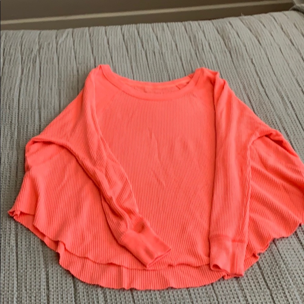 Free People snowy thermal. Size XS. Coral